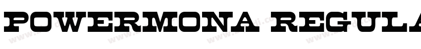 PowerMona Regular字体转换